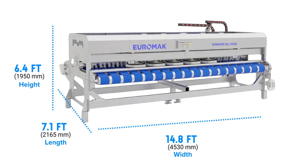 Worker SC 3500 12ft Automatic Rug Washing Machine