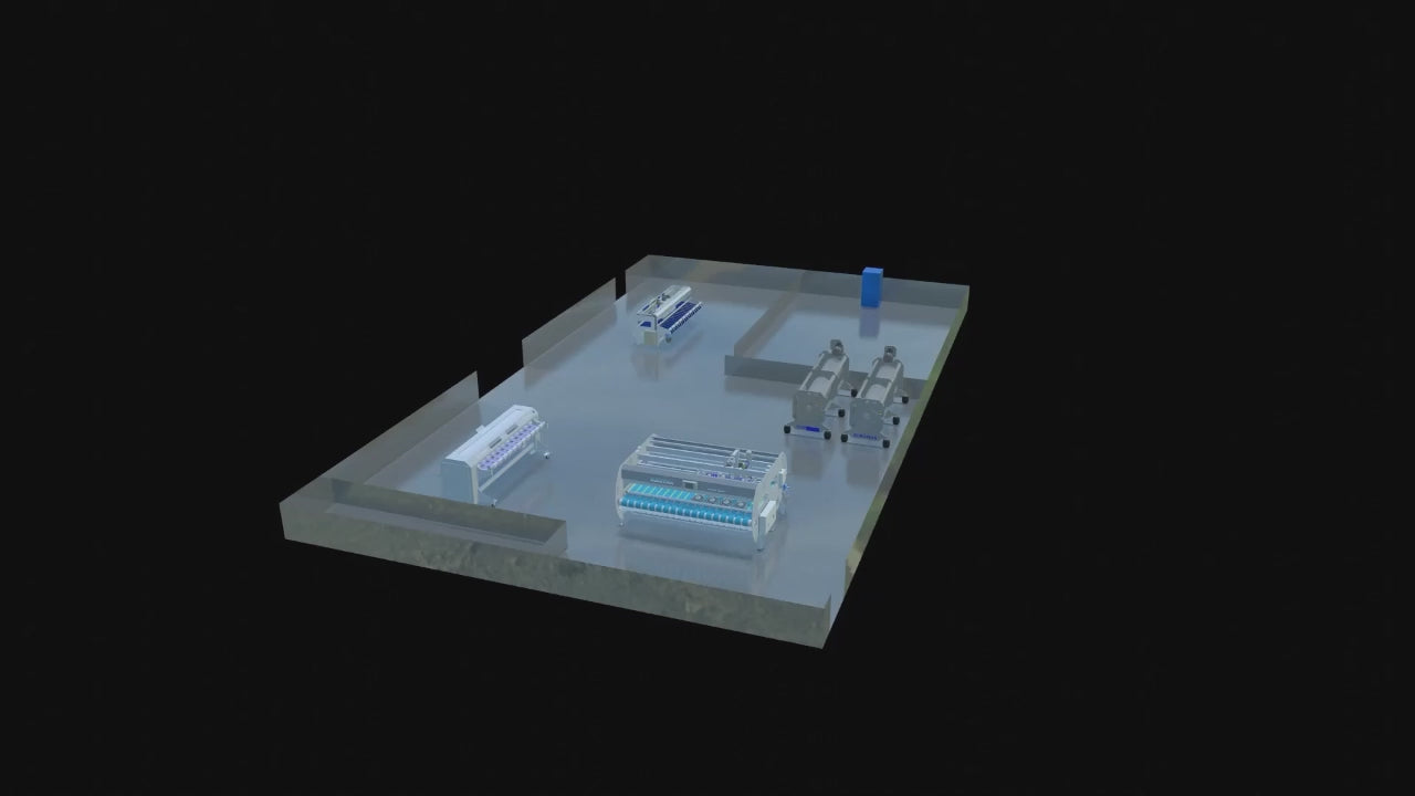 Load video: rug cleaning plant design
