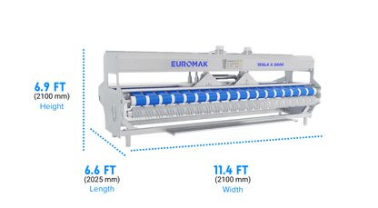 Tesla X 2600 Carpet Rug Finishing Machine