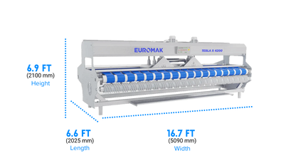 Tesla X 4200 Carpet Rug Finishing Machine