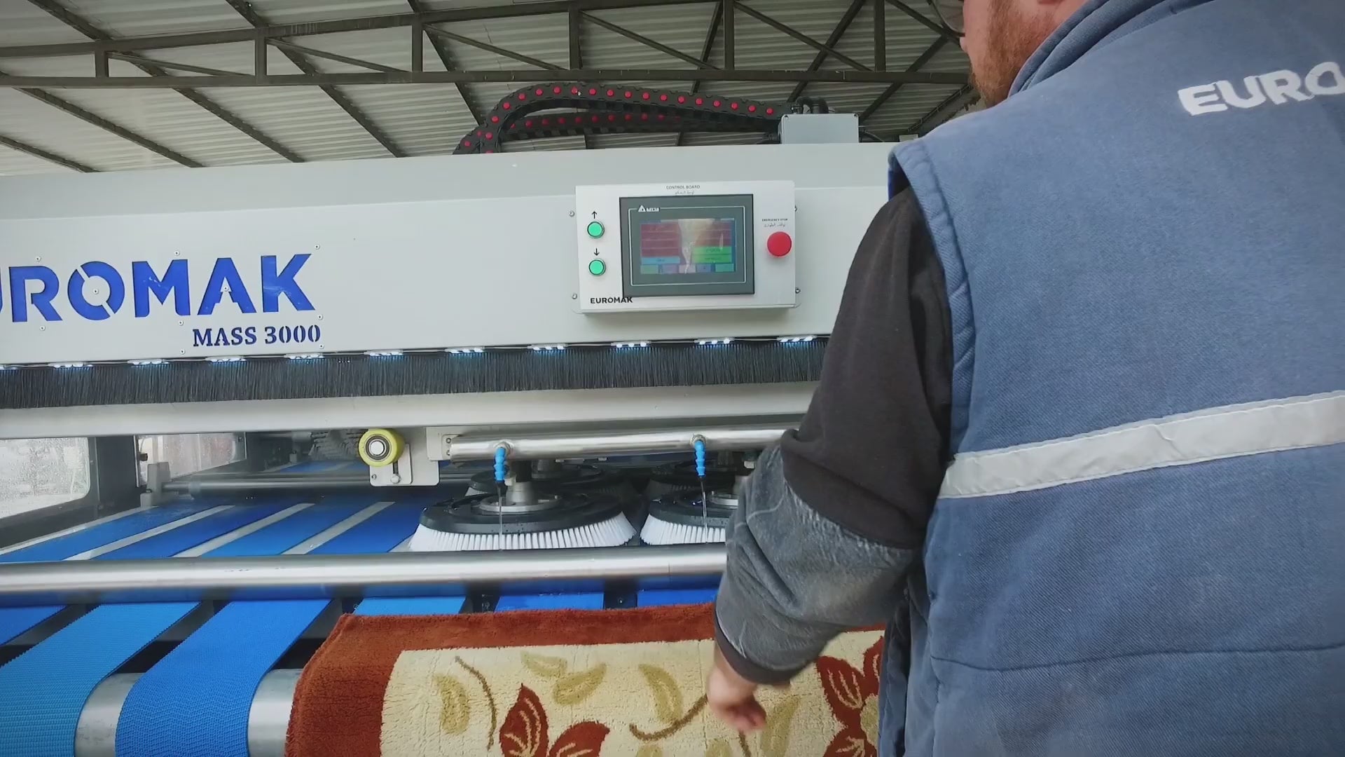 Load video: Euromak Rug Cleaning Machines Commercial Industrial